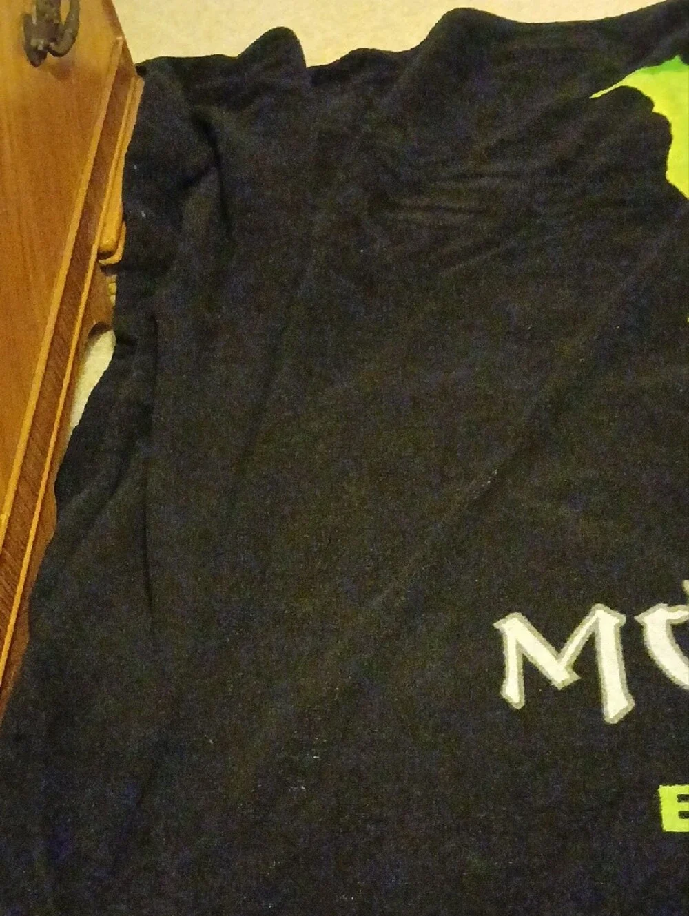 Black Beach Towel with Neon Green Logo